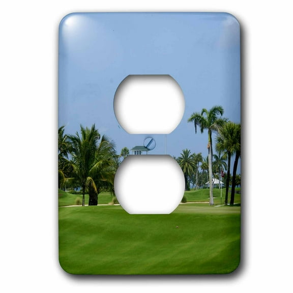 3dRose, Gasparilla Club House, 2 plug outlet cover