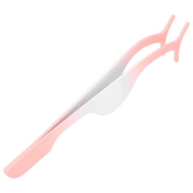 False Eyelashes Clip, Effortless False Eyelashes Tweezers For Eyelash Beauty Salon Gradient Blue,Gradient Rose Red,Gradient Orange,Gradient Yellow,Gradient Green