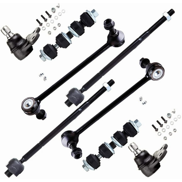 CCIYU Front Sway Bar End Links Lower Ball Joints Outer Inner Tie Rod Ends fit for 2000 for Saturn LW1 2000 for Saturn LW2 2001-2003 for Saturn LW200 2001-2003 for Saturn LW300 8pcs Suspension Kit
