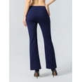 thumbnail image 4 of ALWAYS Women’s Bootcut Yoga Pants with Pockets – High Waist Stretch Work Pants Flare Leg Comfy Lounge Fit Navy X Large, 4 of 6
