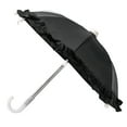 thumbnail image 2 of Black Umbrella with Ruffle 5" (Each), 2 of 3