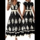thumbnail image 2 of Vestidos de Verano para Mujer 2025, Vestidos Casuales con Mangas con Volantes, Vestidos de Playa Bohemios, Vestidos Negros L, 2 of 6