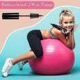 thumbnail image 3 of Exercise Ball Hand Pump Fitness Yoga Ball Air Pump Ball Inflator Pump With 2 Pieces Exercise Ball Plug Removers And 10 Pieces Exercise Ball Air Plugs, 3 of 5