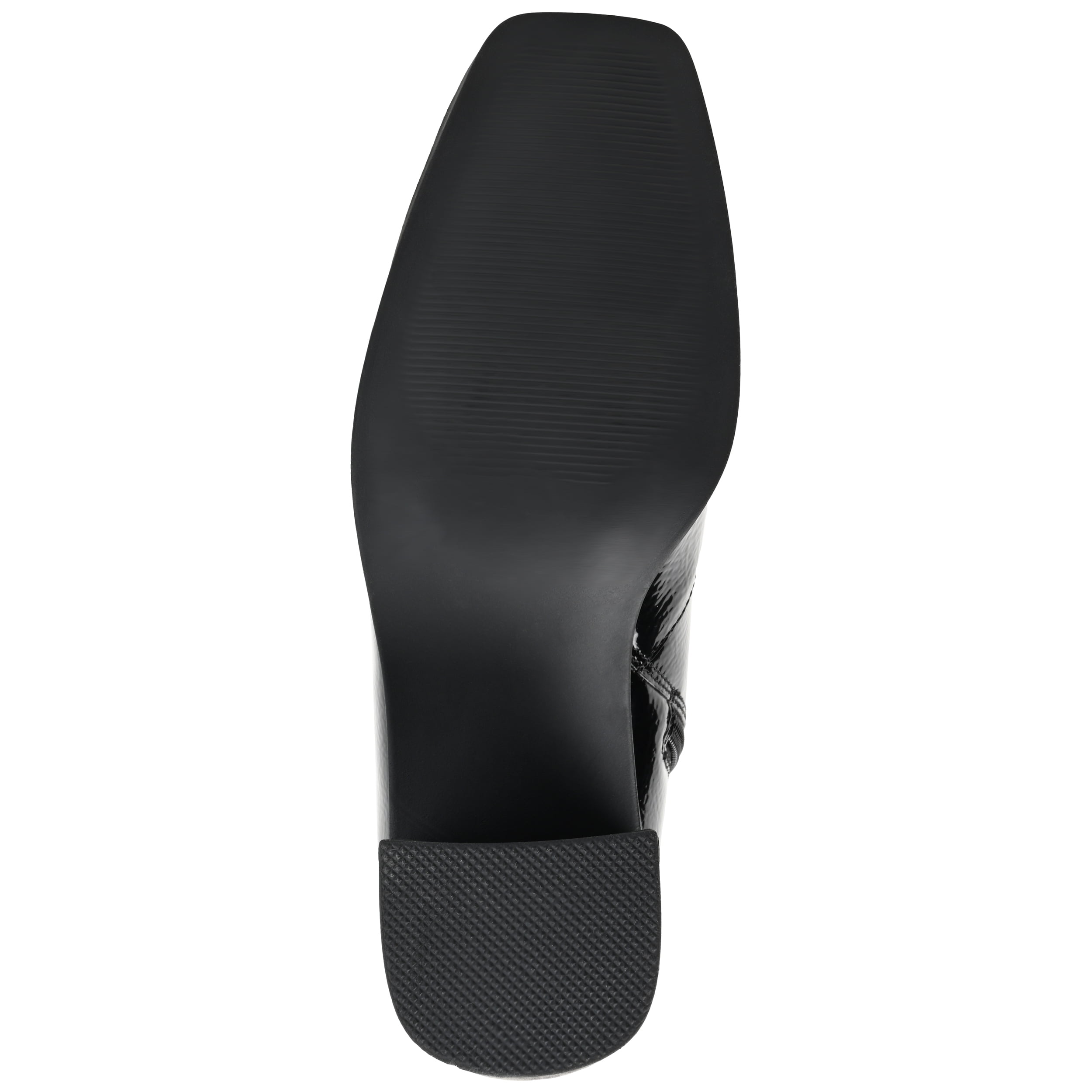 Journee Womens Covva Inside Zip Stacked Heel Booties, Widths Available