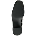 thumbnail image 6 of Journee Womens Covva Inside Zip Stacked Heel Booties, Widths Available, 6 of 10