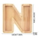 thumbnail image 3 of Hucha de madera personalizada con nombre y veintiséis letras en inglés., 3 of 5