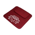thumbnail image 3 of Juego de cojines para el suelo, para , meditación y charla. Rojo intenso, 3 of 8