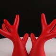 thumbnail image 4 of mmirethe 2pcs/set Antlers Sticker Christmas Car Sticker Easy Installation And Stylish Antlers Waterproof Red large 1Set, 4 of 6