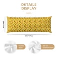 thumbnail image 2 of Bixox Fast Food 1 Print Body Pillow Cover with Zipper Closure, Cozy Fuzzy Fleece Body Pillow Case Cover 20 x 54 Inches,Long Body Pillow Pillowcase, 2 of 6