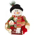 thumbnail image 3 of Decoración de mesa navideña, muñeco de peluche de Papá Noel y muñeco de nieve Adorno tradicional para fiesta temática navideña Boda Bar en casa Decoración de escenas de mesa Ormromra WMPH-1319-3, 3 of 6