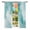 MarbleKD0481, variant on Vintage Boho Tribal Sheer Curtains 45 Inch Length Rod Pocket Semi Transparent Light Filtering Window Drapes for Kitchen Bedroom Living Room,2 Panels, Elephants Ivory Chocolate Brown