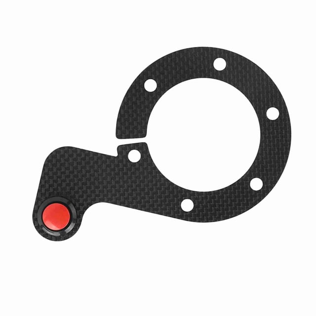 Premium Carbon Fiber External Horn Button Kits with Single Dual Buttons Direct Replacement for Racing Steering Wheel