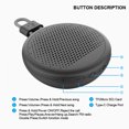 thumbnail image 5 of Un mini altavoz portátil inalámbrico TWS Bluetooth con cordón FM, 5 of 5