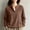 A314 Coffee, variant on Trikvn Women's Henley Shirts Long Sleeve Button Up Pullover Sweatshirts Mock Neck Casual Fall Tops with Pockets Slouchy Cozy Vintage Winter Fashion Clothes