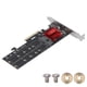 thumbnail image 2 of Tarjeta De Expansión De Disco Duro, Amplia Compatibilidad De Instalación Fácil Uso Convertidor PCI E Ajustable Seguro Suministros De Computadora Para Uso Diario, 2 of 7