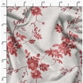 thumbnail image 2 of Soimoi Poly Canvas Red Fabric By the Yard - 56 Inch Wide - Florals, Leaves Print Fabric - Elegant & Beautiful Patterns for Fashion and Home Decor Printed Fabric, 2 of 6