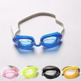 thumbnail image 4 of Gafas de natación planas con lentes HD multicolor, clip nasal opcional, tapones para los oídos, diadema ajustable para hombres y mujeres adultos., 4 of 4