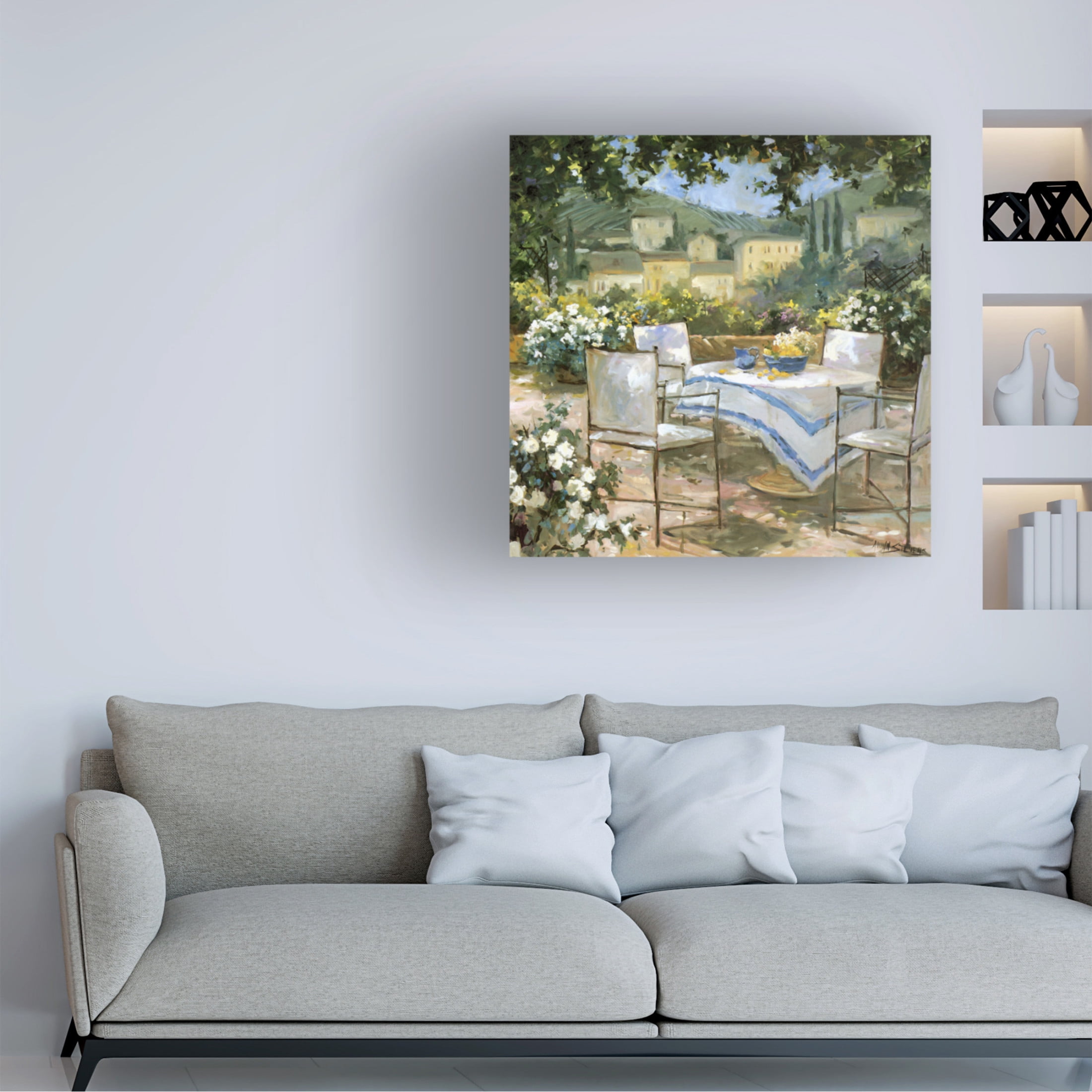 Trademark Fine Art Allayn Stevens  Tuscany Terrace I Canvas Wall Art