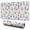 Floral Princess Pattern, variant on Long Mouse Pads for Desk,Green Dress Princess Castle Pattern Desk Mats on Top Of Desks, Desk Mouse Pad Extra Large with 3mm Non-Slip Base and Stitched Edge for Gaming,Office,Work,Home 31.5"x11.8"