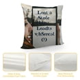 thumbnail image 4 of Throw Pillow Case Pillow Covers Design Text/Love Cushion Covers PillowcaseSided Printing for Car Sofa Bed Couch All-Season, 4 of 5