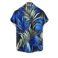 thumbnail image 4 of Yanghang Summer Tops Tshirts Shirts For Men Men's Casual Collar Printed Short Sleeved Button Fashion Cardigan Pocket Top Summer Clothes, 4 of 4