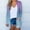 Blue, variant on WXLWZYWL Long Cardigans Sweaters for Women 2024 Fall Lightweight Trendy Casual Comfy Open Front Hooded Gradient Cardigans with Pocket