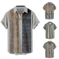 thumbnail image 6 of Aloohaidyvio mens tops $5,Mens Printed Pattern Casual Fashion Lapel Short Sleeve Shirt Blouse,Hawaiian Shirt for Men, 6 of 6