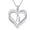 Heart Initial H, variant on JKR Heart Initial Necklace 925 Sterling Silver Initial A-Z Letter Pendant Necklace Double Heart Jewelry Anniversary Birthday Gifts for Women Her Wife Girlfriend