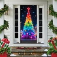 thumbnail image 5 of Christmas Door Curtain Decoration Polyester – 72.8"x35.4" Waterproof Easy Installation Christmas Scene Layout Background Cover, 5 of 6