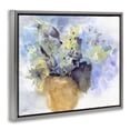 thumbnail image 4 of Stupell Industries Watercolor Blue Hydrangea Botanical & Floral Painting Gray Floater Framed Art Print Wall Art, 21 x 17, 4 of 10