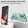 thumbnail image 4 of for Samsung Galaxy Note 20 Ultra Case, with Kickstand Slide Camera Cover, Support Wireless Charging, Hybrid Armor Hard Cover Heavy Duty Phone Case for Galaxy Note 20Ultra (Note20Ultra,Light Green), 4 of 18