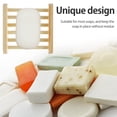 thumbnail image 6 of Ghojet 10Pcs Wooden Soap Tray Self Draining Soap Dish Holder Bathroom Soap Case for Bathroom Kitchen Sink Soap Saver Natural Wooden Holder Hand Craft Bathtub Shower Dish Accessories, 6 of 9