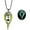 Green, variant on Arghm Glowing Wolf Necklace,2.2x1in Luminous Wolf Pendant,Retro Hip-hop Street Trendy Necklace