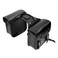 thumbnail image 4 of Zxpjkyu Motorcycles Saddle Bags Universal Rear Seat Side Bags Motorcycle Accessories Black, 4 of 9