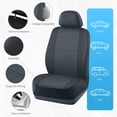 thumbnail image 6 of Auto Drive 1Piece Flint Car Seat Cover, Universal Fit, Grey, 6 of 8