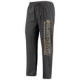 thumbnail image 4 of Men's Concepts Sport Heathered Charcoal/Navy Marquette Golden Eagles Meter Top & Pants Sleep Set, 4 of 5