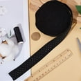 thumbnail image 5 of 5Yards 30mm Wide Dot Silicone Elastic Gripper Tape Black Non-Slip Elastic Band Rubbers Flat Stretch Ribbon Belt, 5 of 6