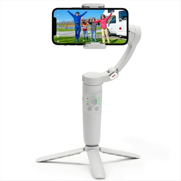 Estabilizador de Mano M1 con Cardán, de Selfie, Soporte para Grabación de Video y Vibración, Estabilizador de 3 Ejes para Teléfono Celular y Smartphone.