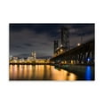 thumbnail image 2 of Gango Home Decor Portland Steel Bridge by Stan Hellmann (Printed on Paper); One 36x24in Fine Art Paper Giclee Print, 2 of 4