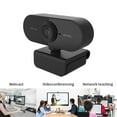 thumbnail image 6 of USB Webcam - 1080P HD with Built-in Noise-Absorbing Microphone, 10m Pickup Range, Plug-and-Play USB 2.0, for Remote Work, Online Teaching, and Live Content Creation, 6 of 7