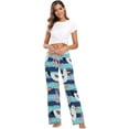 thumbnail image 6 of GZHJMY Women's Pajama Pants Seagulls Stripes Comfy Stretch Sleepwear Essentials womens Lightweight Lounge Terry Pajama Pant, X-Small, 6 of 7