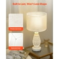 thumbnail image 3 of VEVOR Drum Lamp Shade, 13 in Top x 13 in Bottom x 10 in High, Medium Drum Linen Lampshade, Replacement Lamp Shade for Table Lamps Floor Lamps Pendant Lights, Easy Assembly Required (Light Linen), 3 of 9