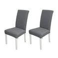 thumbnail image 1 of Amdohai 2pcs Dining Chair Slipcover, High Stretch Removable Chair Cover Washable, 1 of 7