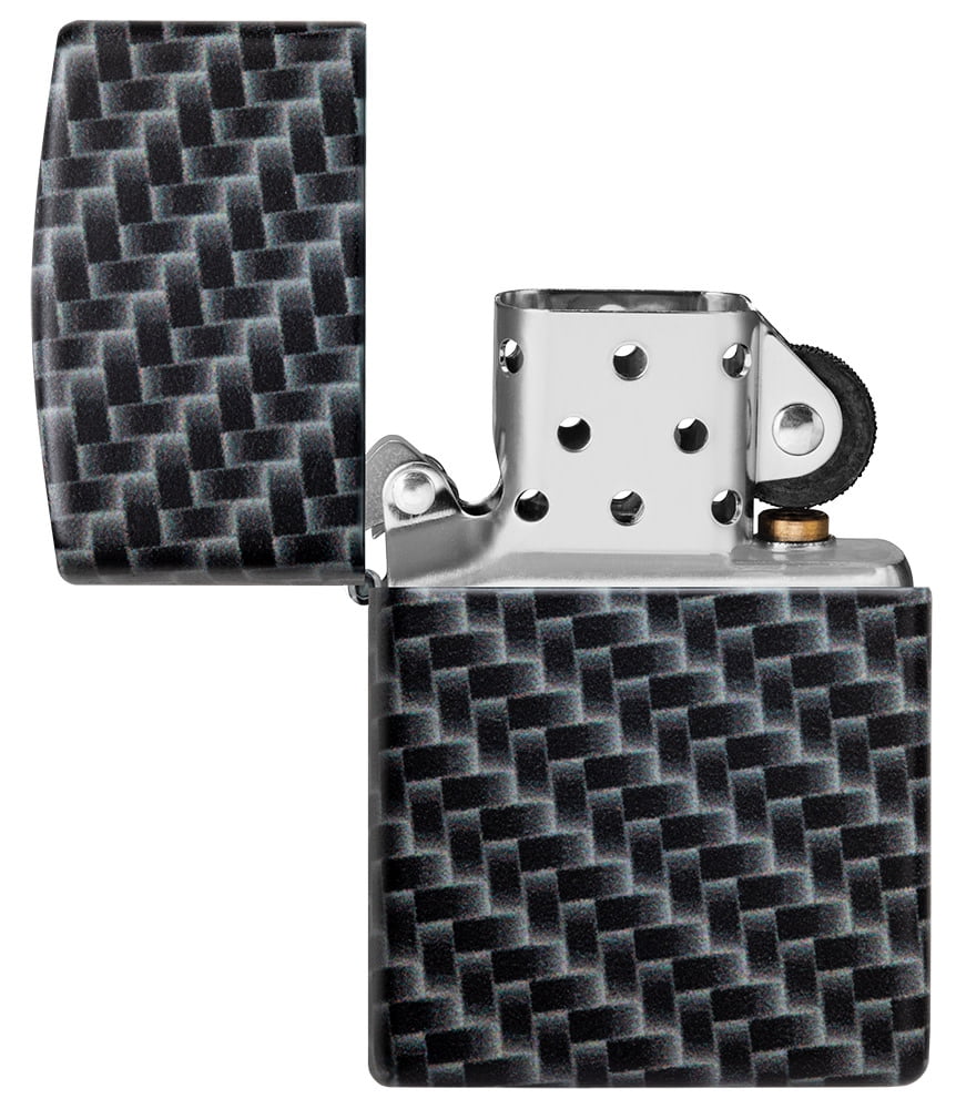 Zippo Carbon Fiber Design 540 Color Pocket Lighter
