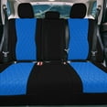 thumbnail image 5 of For 2021-2024 Nissan Rogue S SV SL Platinum Midnight Ed. FH Group Neoprene Custom Fit Car Seat Covers Waterproof  Blue - Rear, 5 of 6