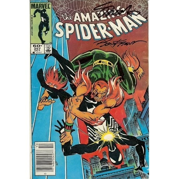 Amazing Spider-Man #257 Signed Jim Shooter Ron Frenz