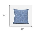 thumbnail image 5 of HomeRoots 416940 5 x 20 x 20 in. Light White Blown Seam Geometric Indoor & Outdoor Throw Pillow, 5 of 5