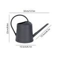 thumbnail image 3 of YiJuHui Long Spout Watering Can for Plants Indoor Outdoor, 1.8L Lightweight Plastic Watering Pot with Detachable Rose for Garden, Succulents, Flowers, Bonsai, Balcony, Houseplant Care, 3 of 6