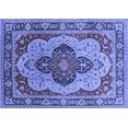thumbnail image 1 of Ahgly Company Indoor Rectangle Oriental Blue Industrial Area Rugs, 2' x 3', 1 of 4