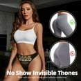 thumbnail image 4 of Thongs for Women - Happy New Year 2025 E No Show Seamless Womens Thongs Underwear, Soft Stretch G String Thongs for Women,Cuteness Ladies Thong Bikini Panties Briefs, 4 of 5